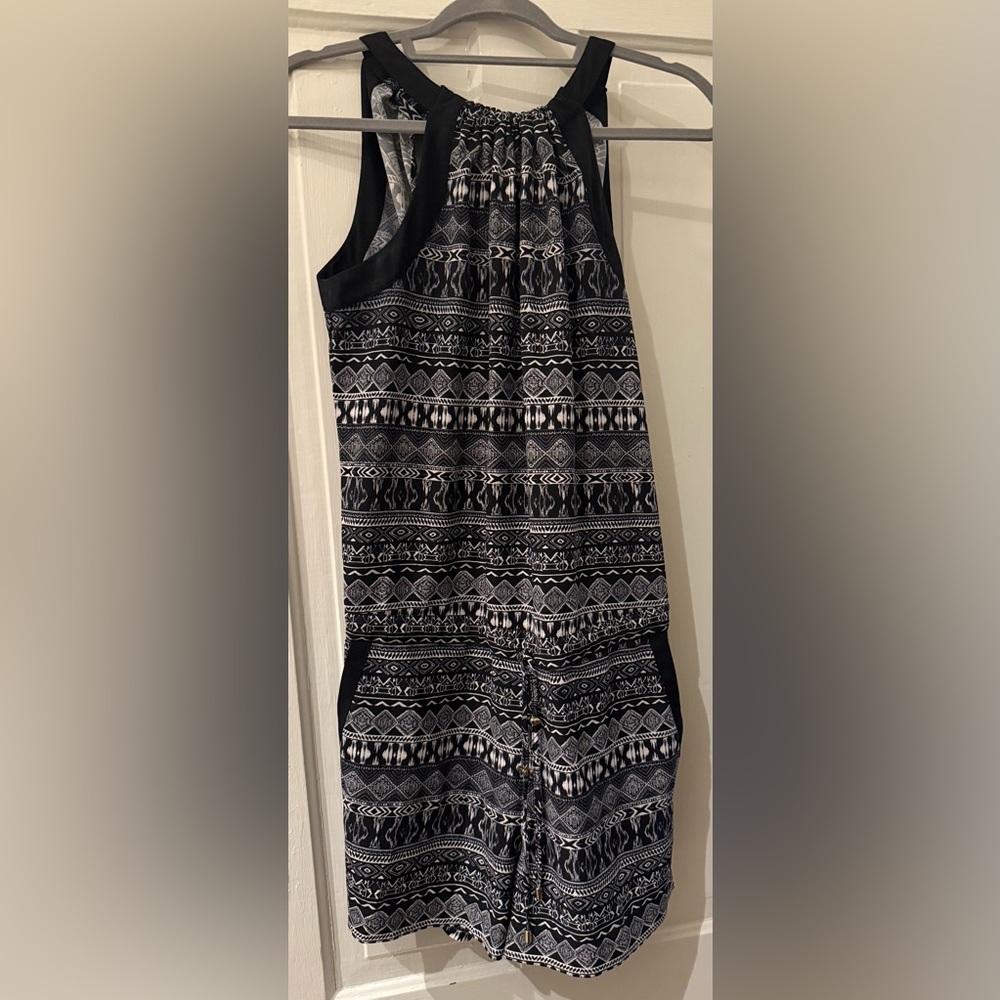 Black and white romper